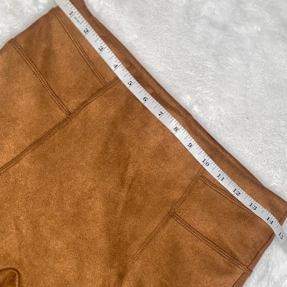 SPANX Faux Suede High-Waisted Leggings - Picture 9 of 12